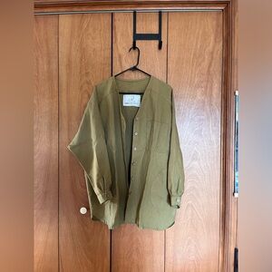 NPL Olive Orval Oversized Shirt